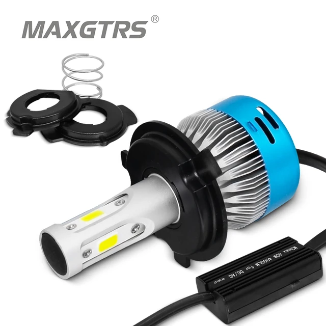 AC 12v/24V HS1 LED Motorcycle Headlight H4 led bulb 4000LM Motorbike HS1  light 40W BA20D