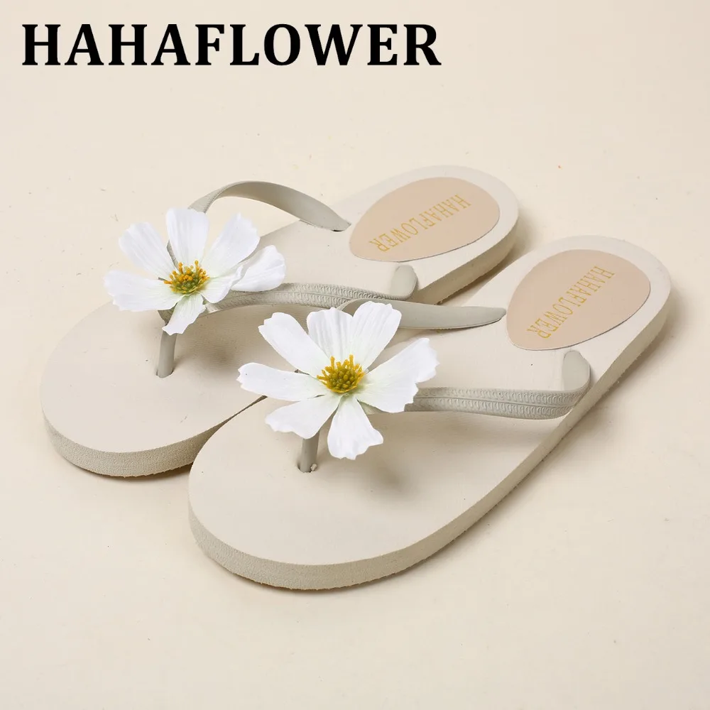 flip flops with large flower
