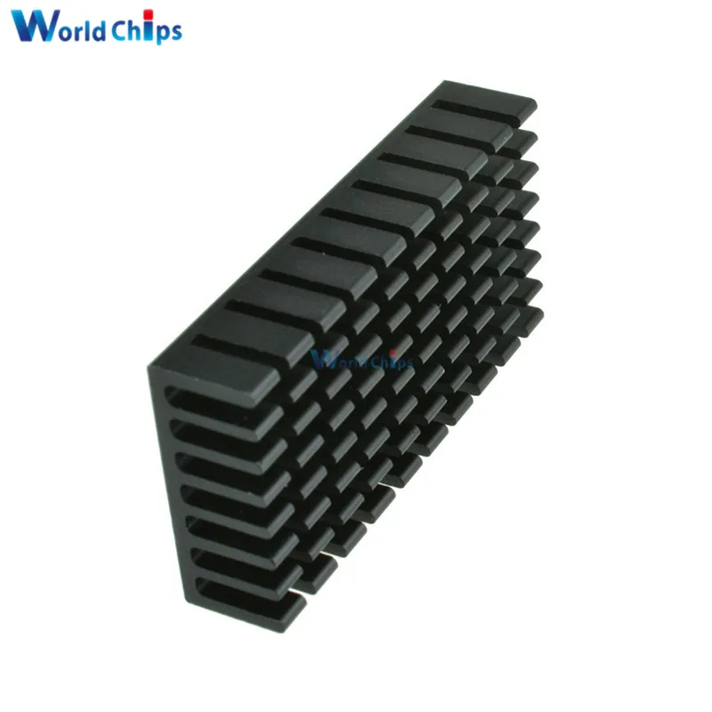 2pcs Heatsink 50x25x10mm Aluminum Heat Sink for PCB Device LM2596 2577 2587