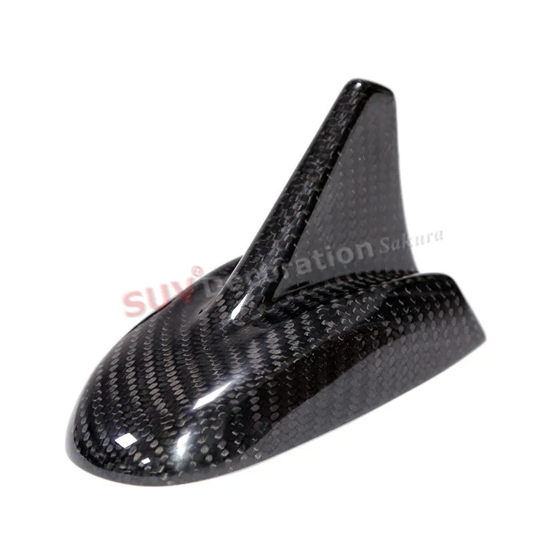 

For Maserati Quattroporte 2013-2016 New Real Carbon Fiber Car Roof Shark Fin Aerial Antenna *1