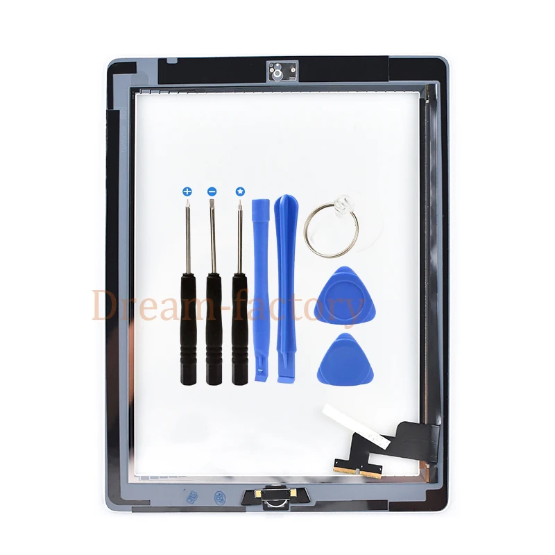 For iPad 2 Digitizer Touch Screen Front Display Glass Assembly A1395 A1396 A1397- Includes Home Button and Camera Holder +Tools For iPad 2 Digitizer Touch Screen Front Display Glass Assembly A1395 A1396 A1397- Includes Home Button and Camera Holder +Tools