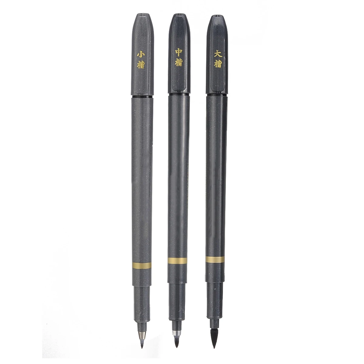 3pcs Fine Fiber Chinese Japanese Calligraphy Brush Pen Large/Medium/Small For Nib Calligraphy Signature Nominations Painting
