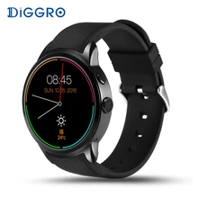 Diggro DI01 Montre Smart Watch 1 GB/16G Android 5.1 Moniteur de Fréquence Cardiaque IP67 Soutien 3G WIFI GPS SIM carte MTK6580 Smartwatch Android IOS