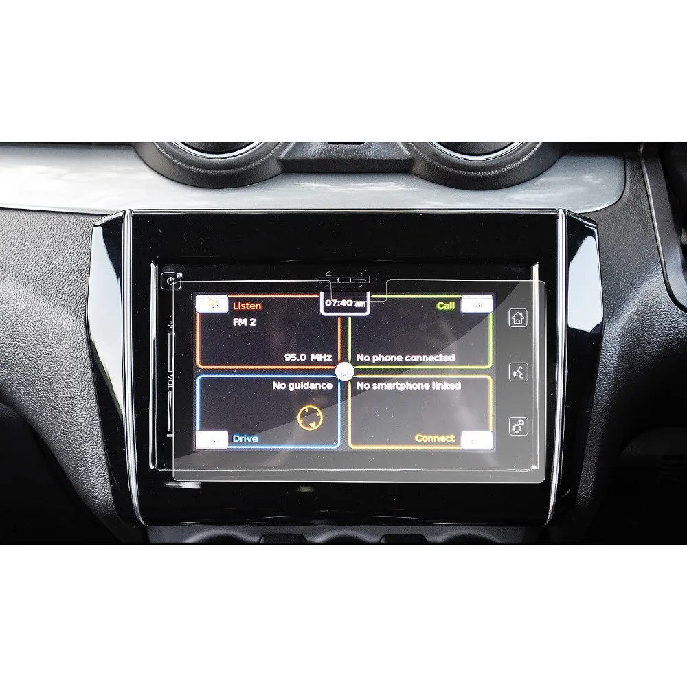 RUIYA PET screen protector for Maruti Suzuki Swift 7 inch car gps navigation screen invisible transparent