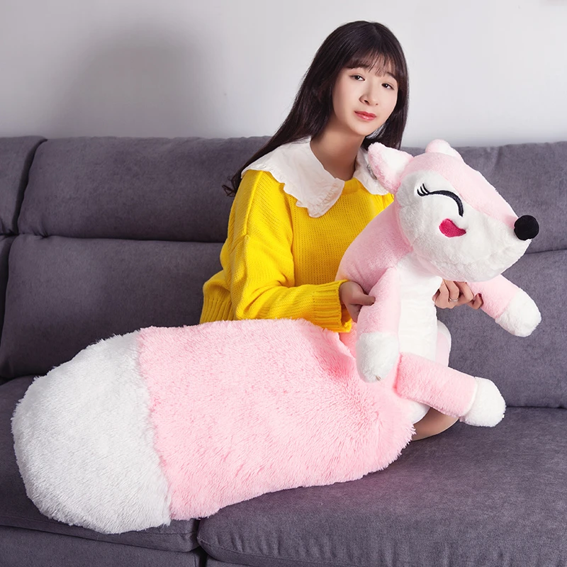 pink fox stuffed animal
