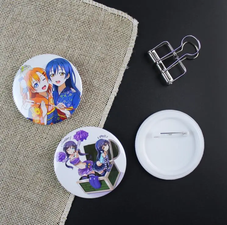 1 шт. креативные модные Мультяшные аниме lovelive значки милые на рюкзак булавка