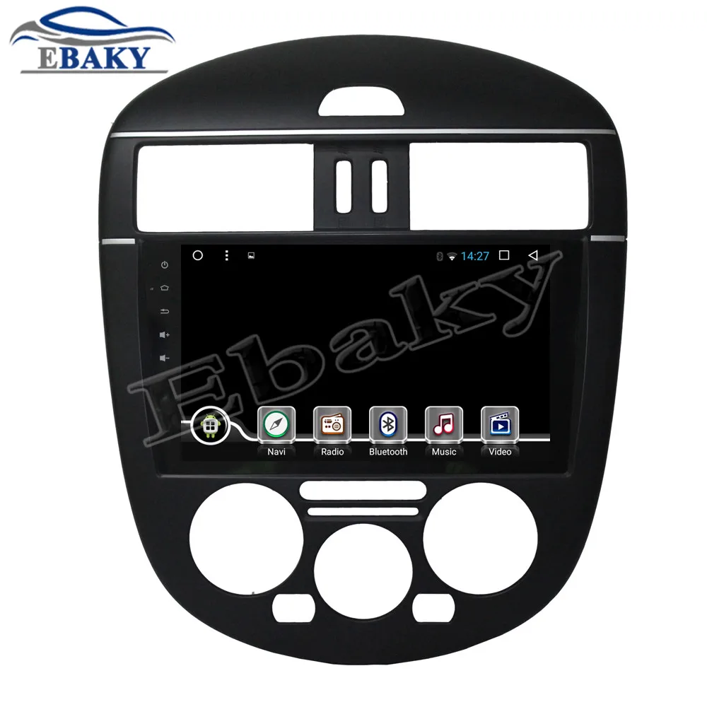 Clearance NaviTopia 9inch 1GB/2GB RAM Quad Core/Octa Core Android 7.1/8.1 Car DVD Radio for Nissan Tiida L 2011 2012 2013 2014 2015 GPS 3