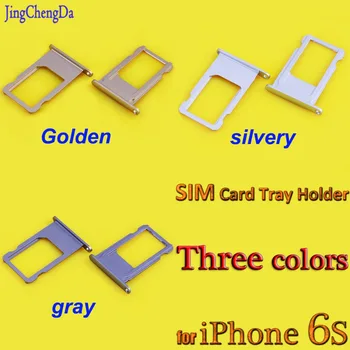 

High quality SIM Card Tray Holder Slot Replacement Adapter for iPhone 6S 6 S 4.7 inch iPhone6S Repair Parts Gold/Silver/Gray