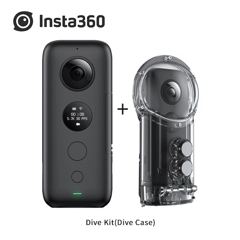 Insta360 ONE X camera 5,7 K видео 18 МП управление Фото время и перспектива правка на лету Совместимость с приложением Insta 360 ONE X - Цвет: Dive Kit