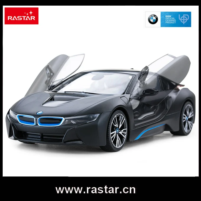 Rastar Лицензированная радиоуправляемая модель автомобилей RC 1:14 BMW i8 открытая дверь по ручному voiture радио commander 71010 - Цвет: Черный