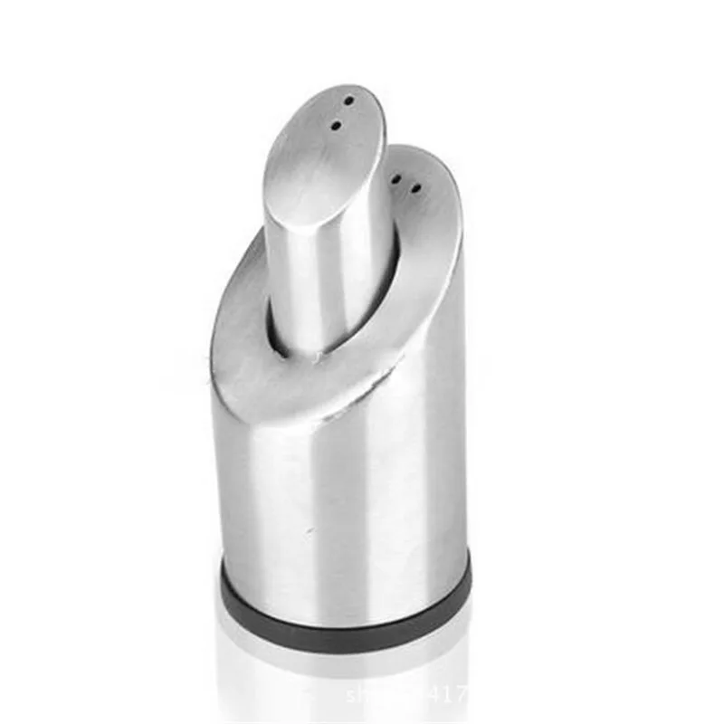 1Pcs Stainless Steel Salt And Pepper Shakers Set For Spices With Holes