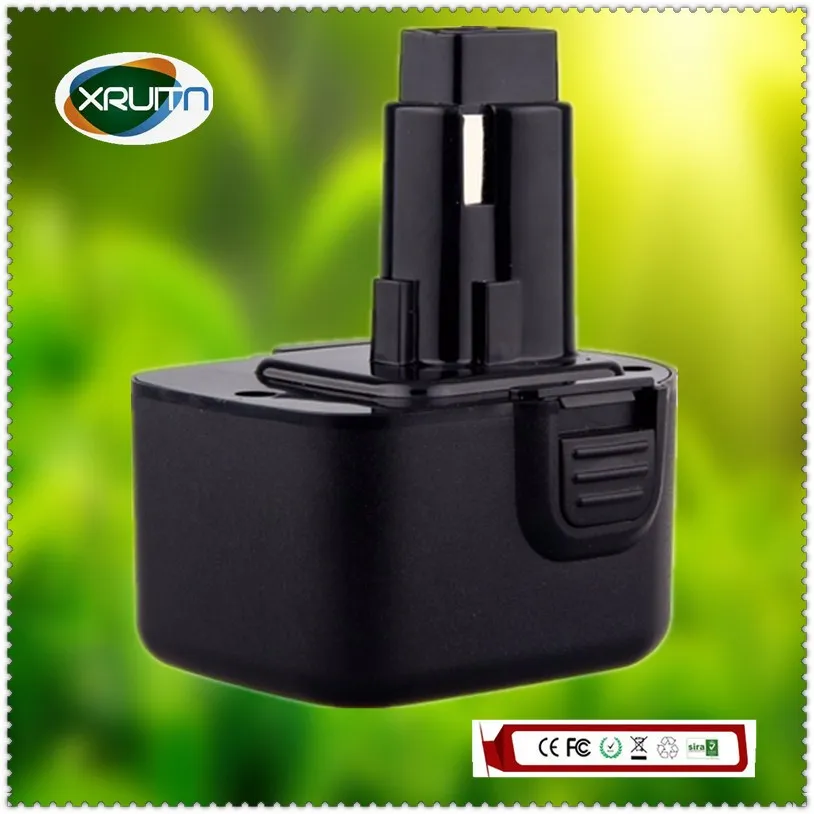 Free Shipping 12V 3000mAh / 3.0Ah Repleacement Drill Battery For Black