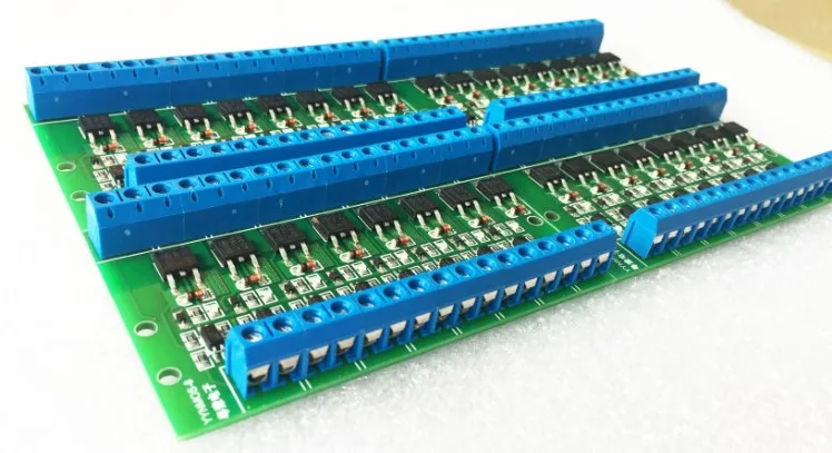 

Free shipping Octo mos tube PLC Amplifier board Optocoupler isolation MOSFET module DC drive module