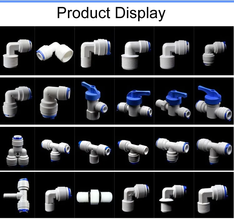 Водоочиститель l-образные резьбовые соединения/соединитель, 1/" Внешняя резьба до 1/4" трубы, аксессуары водоочистителя