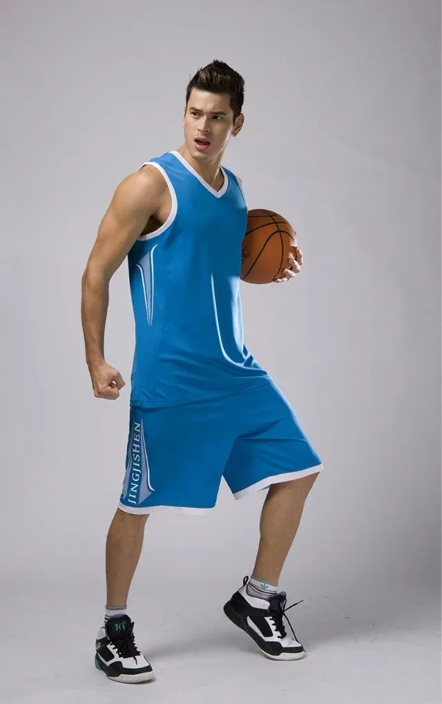 Мужские спортивные костюмы для баскетбола быстросохнущие костюмы для баскетбола команды, возможно изготовление на заказ номер JJS3305