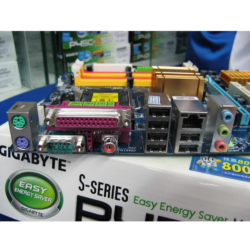 Купить гигабайт материнские платы p43 ga-p43-es3g lga 775 atx для ...