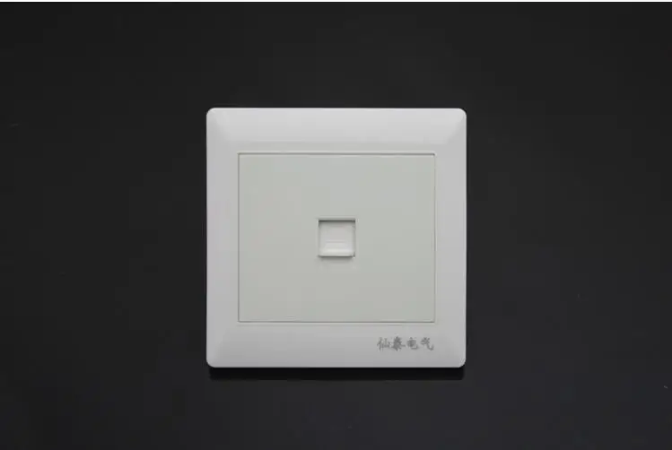 

86 type 86*86MM concealed installation electrical Sockets Ethernet telephone TV cable wire outlet wall faceplate output
