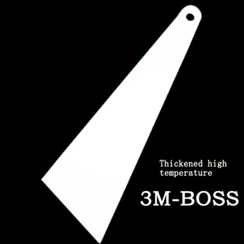 

New Plastic Triangular Squeegee Home Floor Car Cleaning Squeegee With Handle Window Tint Tools Old Glue Film Remove