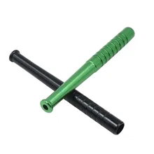 1 шт. алюминиевый сплав дымовая трубка портативный металлический табак нюхатель трубка для носа нюхатель пуля трубка для курения трав