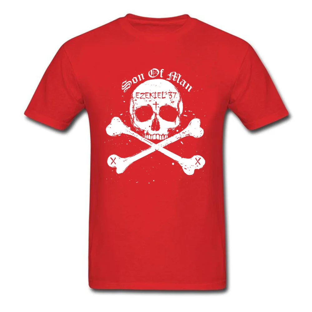 Men Wholesale Funny Tops Shirts Round Collar ostern Day 100% Cotton T-Shirt Normal Short Sleeve Son Of Man Tops Shirt Son Of Man red
