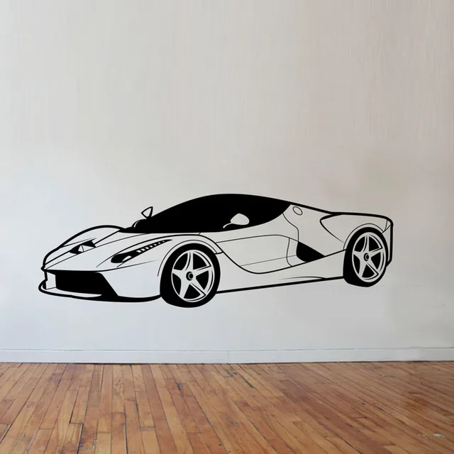 Car Style Wall Stickers Boys Bedroom Decor Vinyl Removable Kids Car Style Wall Stickers Boys Bedroom Decor Vinyl Removable Kids Wallstickers For Children Room Decoration