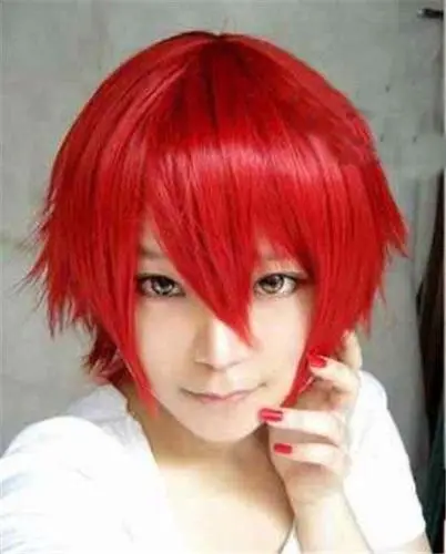 Harajuku Cosplay Wigs Anime Boy Male Men Short Sexy Red Fashion Synthetic Hair Wigs Halloween Christmas Costume Perucas Peruca Wig Beanie Wigs Retailwig Tool Aliexpress