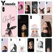 Yinuoda Ariana Grande AG Радужный ТПУ прозрачный чехол для телефона чехол для Apple iPhone 8 7 6 6S Plus X XS MAX 5 5S SE XR чехол s