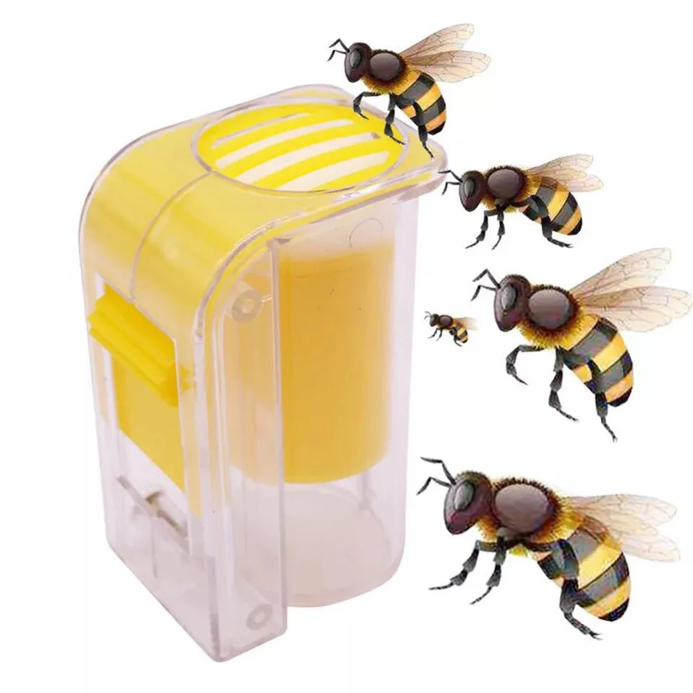 1 шт. пчелиная матка, маркировочный Ловец, пластиковый, с одной рукой, маркер для бутылки, Плунжер, плюшевый инструмент для пчел, садовый пчеловод, королева, ловушка для пчел
