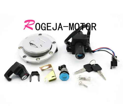 

Motorcycle Ignition Switch Oil Fuel Gas Tank Cap Cover Seat Helmet Locks Key Set for Honda CB 400 92-98 CB400SF CB-1 VT250 MC20
