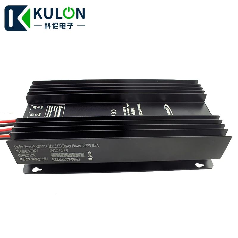 EPEVER Tracer5206LPLI 20A 12В 24В литиевая батарея MPPT Контроллер заряда с драйвером