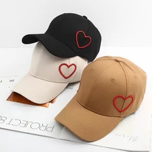 Унисекс маска для лица Повседневное Стиль сердце лук вышитые зонтик Смешанный хлопок шляпа Головные уборы Спортивная одежда для улицы для любителей