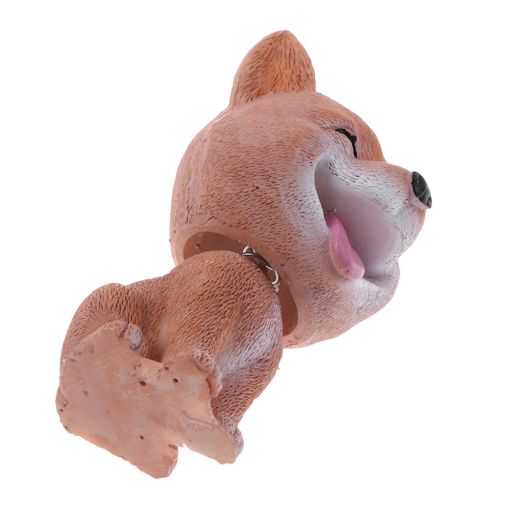 Shaking Head Shiba Inu Lucky Dog Puppy Bobbing Heads Bobblehead Toy Aniaml Figures Car Dashboard Auto Decoration