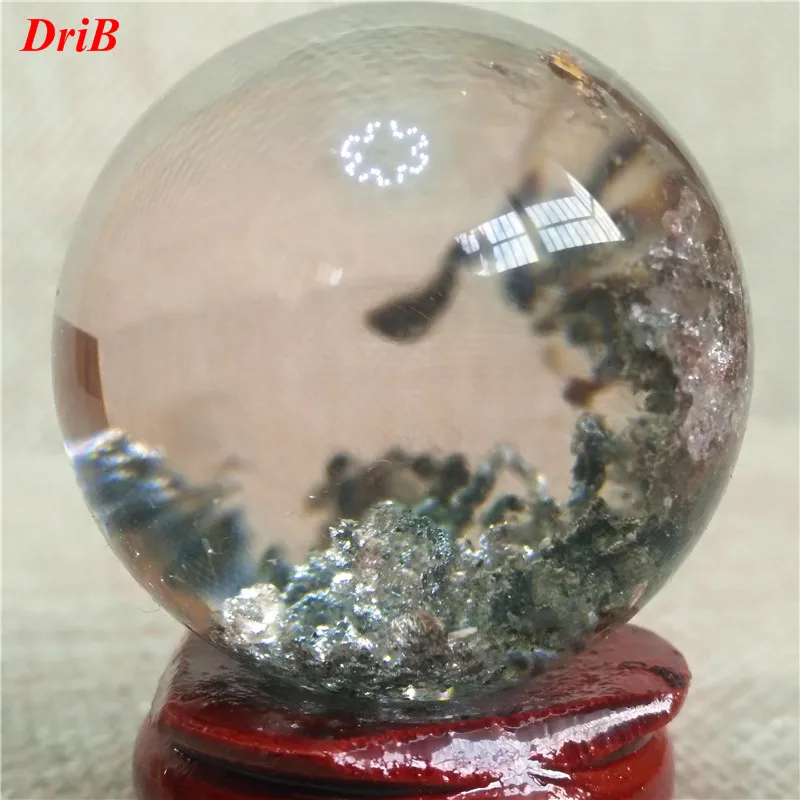 

Natural ghost Quartz Crystal Ball