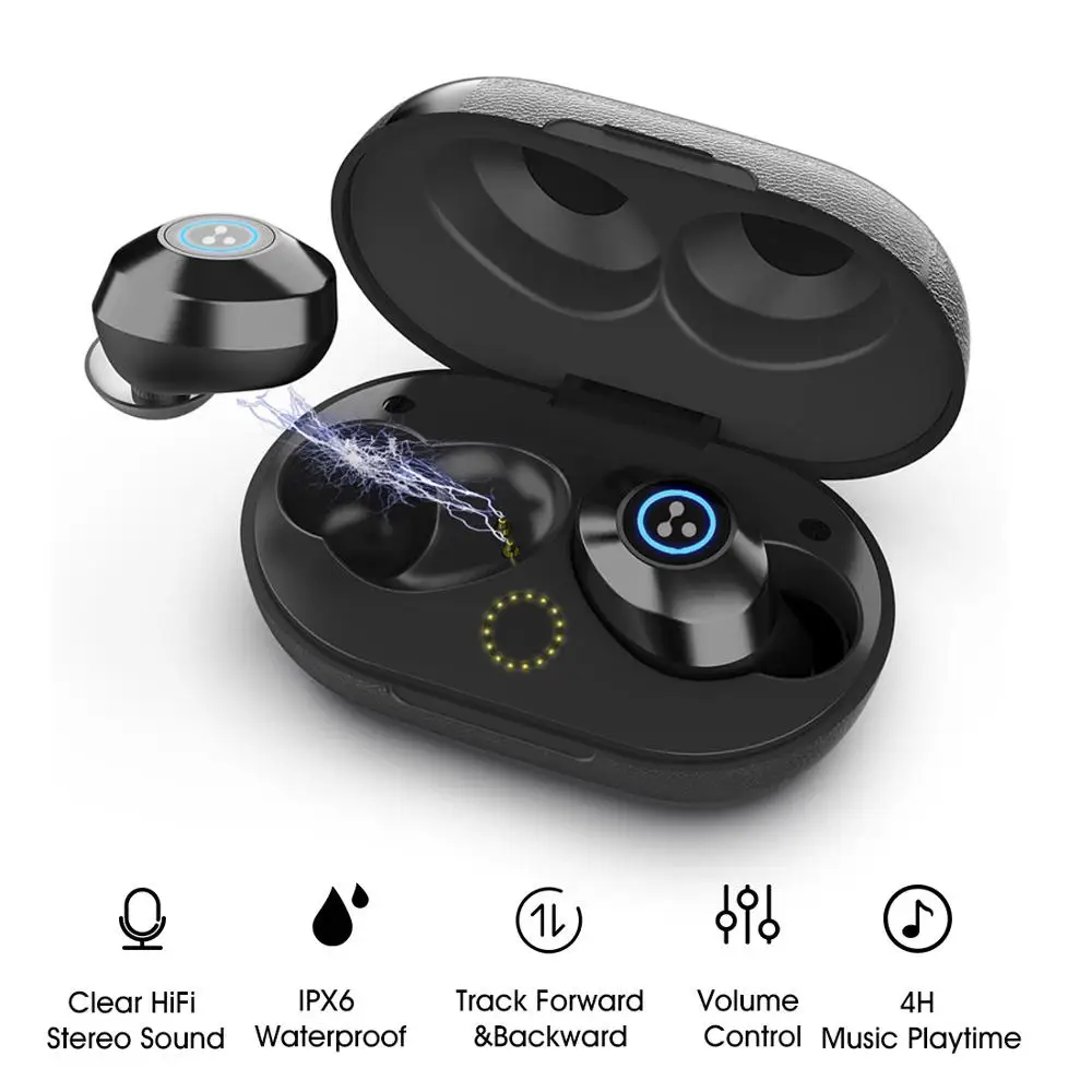 

Original SYLLABLE S105 TWS Bluetooth V5.0 Stereo Sports Earphones for Android IOS True Wireless Stereo Syllable S105 TWS headset