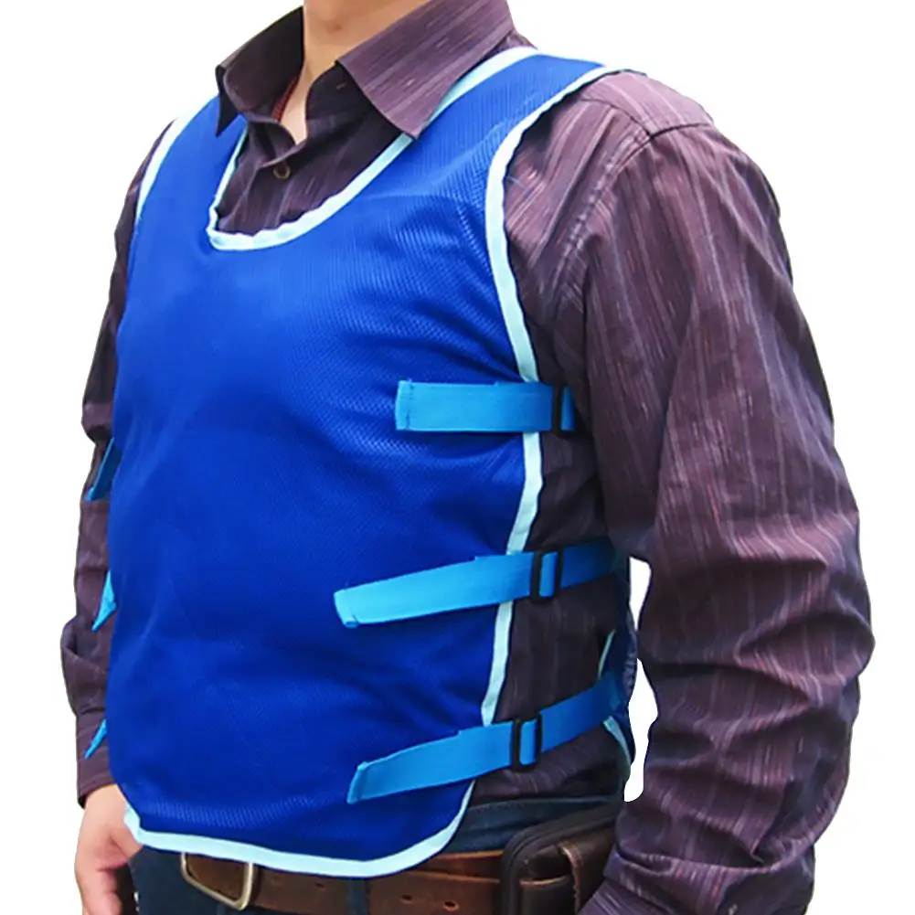

Outdoor Summer Body Cooling Vest Jacket Ice Bag Clothing For Cycling Fishing Activity Anti High Temperature