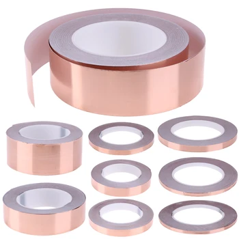 

5M-50M Width 30M Length Roll Single Conductive Copper Foil Tape Strip Adhesive High Temperature Tape
