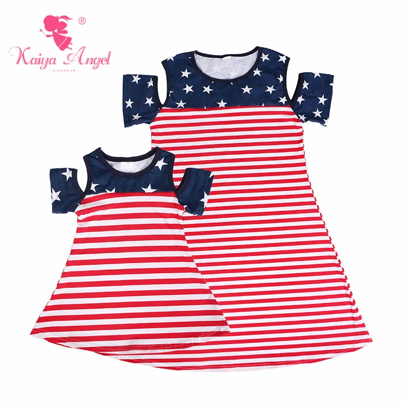 Kaiya Angel/ одинаковые комплекты для семьи светло-розовые хлопковые одинаковые платья для мамы и дочки одежда для дня рождения и свадьбы - Цвет: KY-LYQ-541 KY-LYQ-54