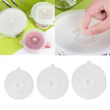 Герметичные/машина по изготовлению крышек термостойкого безопасный силиконовые чашки крышки холодильник микроволновая печь чашка для печи крышка 10,5/12,5/14,5 см