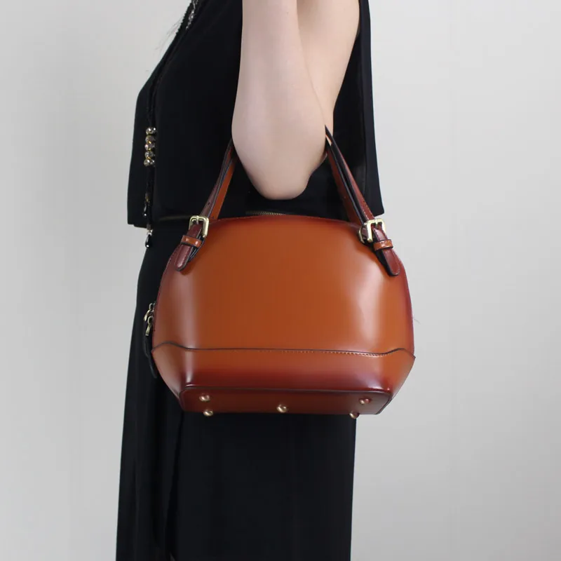 

2016 spring summer new shell bag leather handbag portable Shoulder Satchel Bag bag lady medium