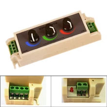 DC12-24V RGB Dimmer Stepless Adjustable LED Strip Controller Three way switch for 2835 3528 5050 led light Tape