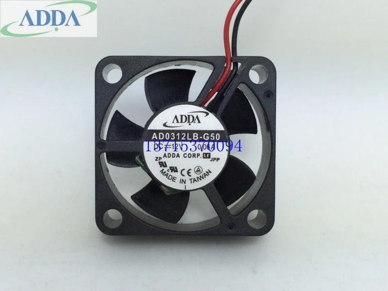 

Для ADDA AD0312LB-G50 3010 двухшаровой вентилятор 3 см 12В бесшумный вентилятор