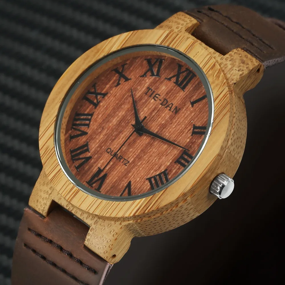 

2019 Fashion Unisex Wooden Quartz Watch Men Women Top Brand Luxury Ultra-light Design Genuine Leather Strap Casual Wristwatches