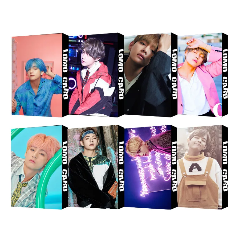 

30pcs/set K-pop bangtan boys Phorocard Single V LOMO Album Map of the soul persona photo card bangtan boys LOVE YOURSELF