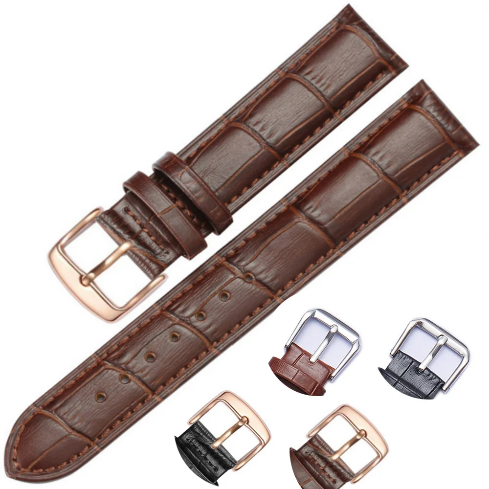 

Replacement Cow Leather Strap for Brand Watch Leather Watch Bracelet Watchband for Men Women 16mm 18mm 20mm 22mm