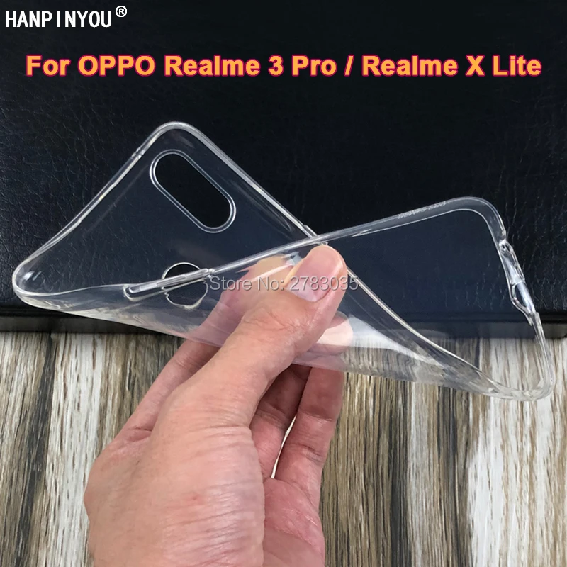 Для OPPO Realme 3 Pro/Realme X Lite 6 &quotтонкий кристально прозрачный мягкий ТПУ чехол для