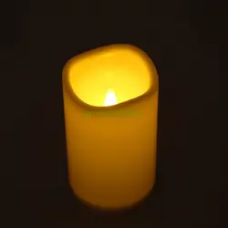 Романтическая свечка легкий беспламенный светодиодный Электронный светильник-свеча свадьба Ароматические воск Home Decor