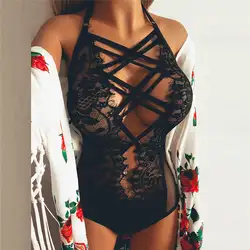 Новый для женщин повязку сексуальный крест ресниц кружево Bralet Бюстье Растениеводство Топ Sheer Unpadded комбинезон боди #4A25