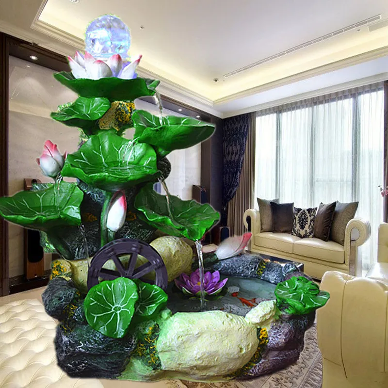 Living Room Ornaments Fountain Water Tank Opened Lucky Gift Indoor Living Room Ornaments Fountain Water Tank Opened Lucky Gift Indoor Desktop Decoration Creative Process Feng Shui Home In Shoe Decorations From Shoes On