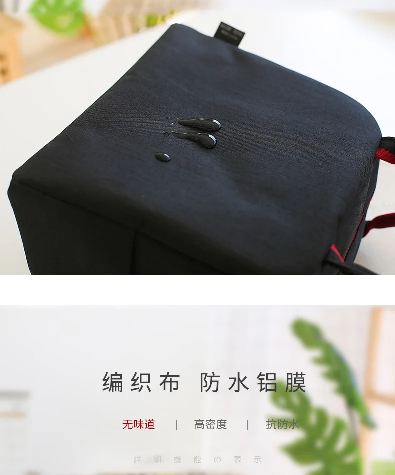 Lunch Cooler Bag Insulation Folding Picnic Portable Ice Pack Food Thermal Bag Food Delivery Bag