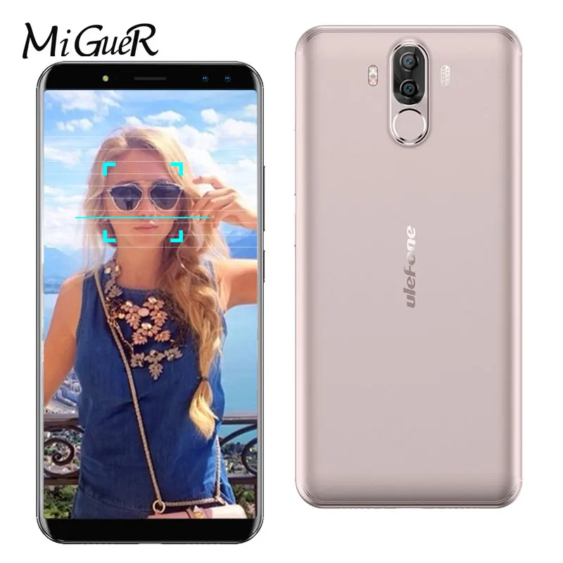 Ulefone Power 3 Face ID мобильный телефон 6 0 &quot18:9 FHD + 6080 мАч Гб 64 21 13 МП 4 камеры Android 8 1 MT6763